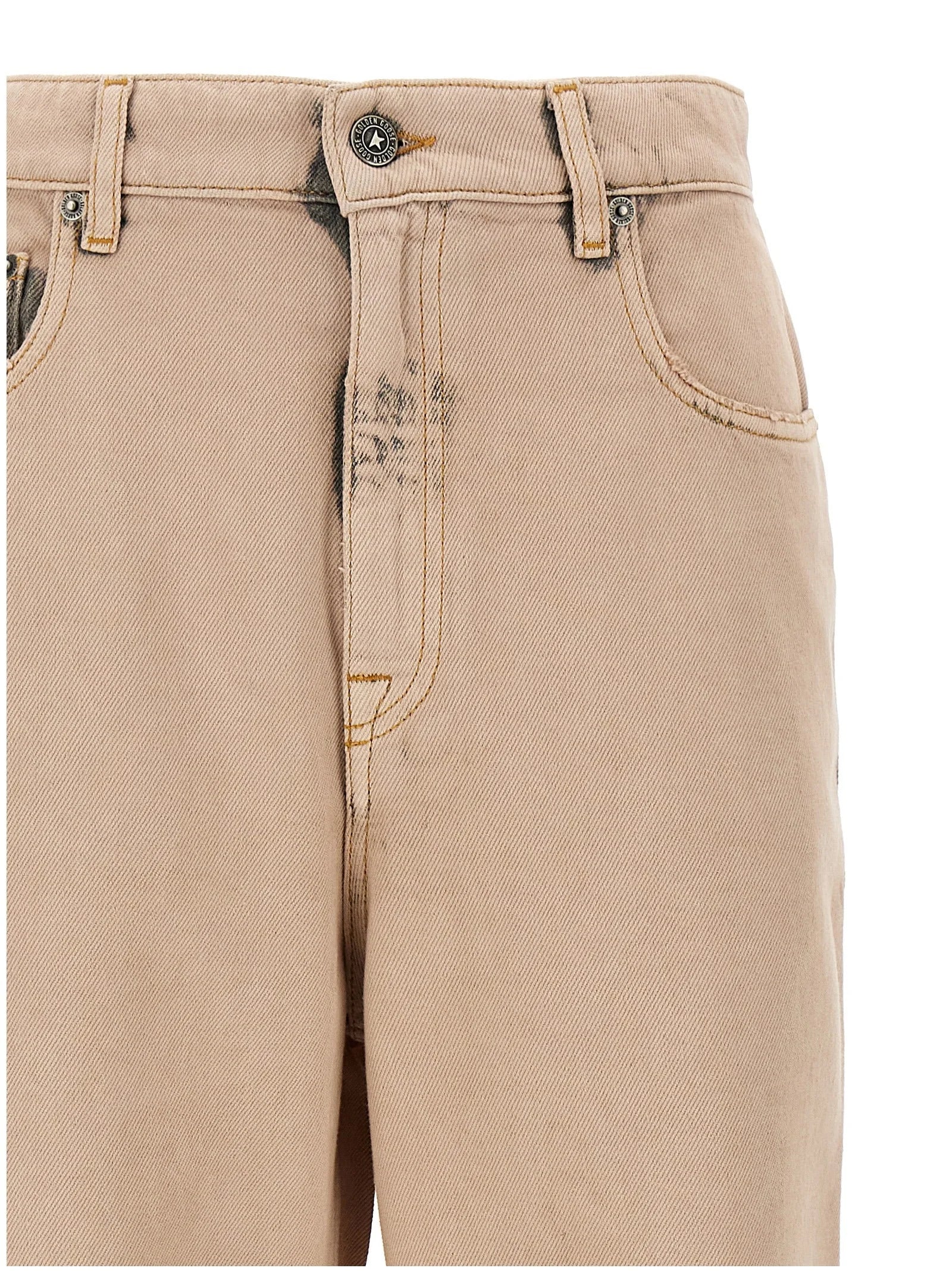 Golden Goose Multicolor Cotton Straight-Leg Jeans - W28