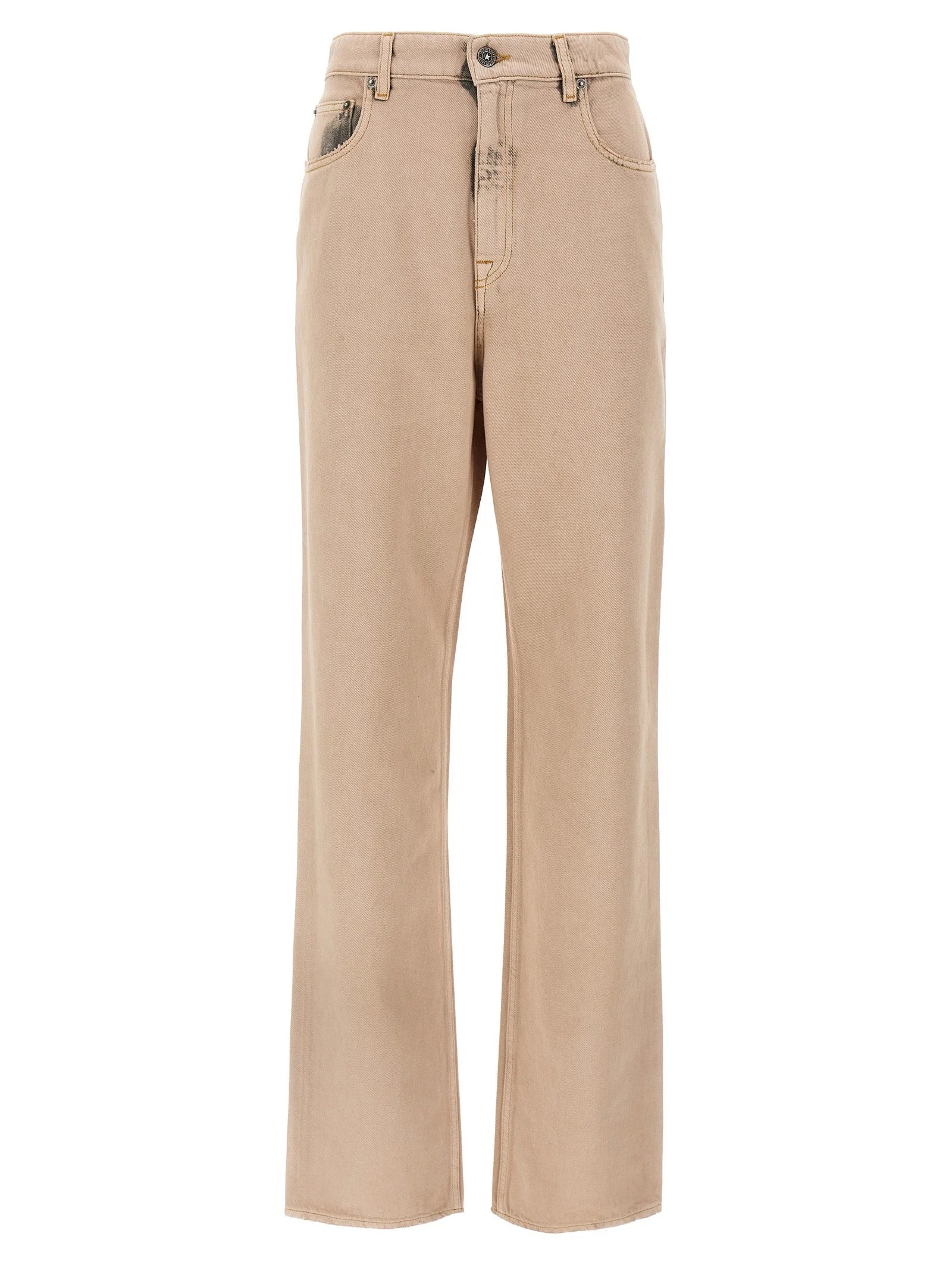 Golden Goose Multicolor Cotton Straight-Leg Jeans - W28