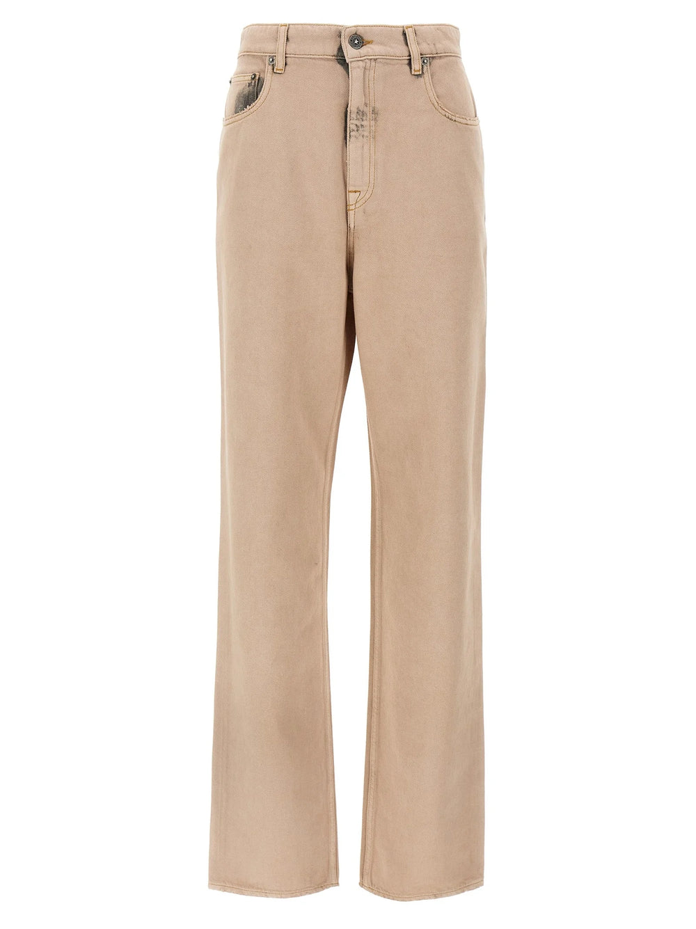 Golden Goose Multicolor Cotton Straight-Leg Jeans - W28
