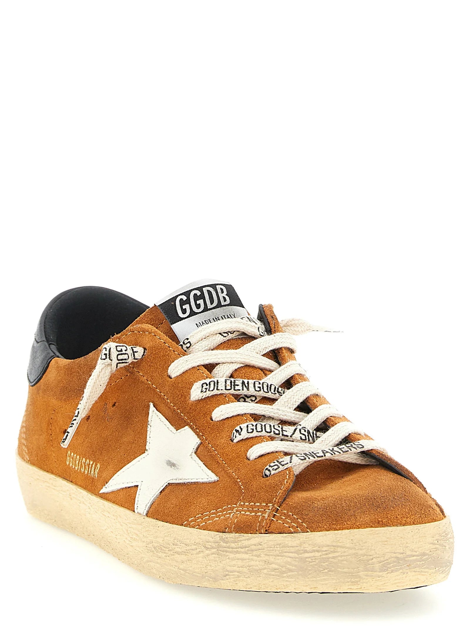 Golden Goose Orange Cowhide Low Top Sneakers - EU 40 | US 7