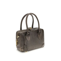 Golden Goose VITA BAG TREATED LEATHER BODY GOLD METAL - Satchel Bags