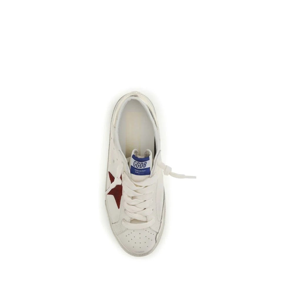 Golden Goose Bílé sneakers Bos Taurus s nízkým profilem z telecí kůže