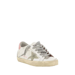 Golden Goose White Calf Leather Bos Taurus Low Top Sneakers