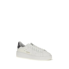 Golden Goose White Calf Leather Bos Taurus Low Top Sneakers