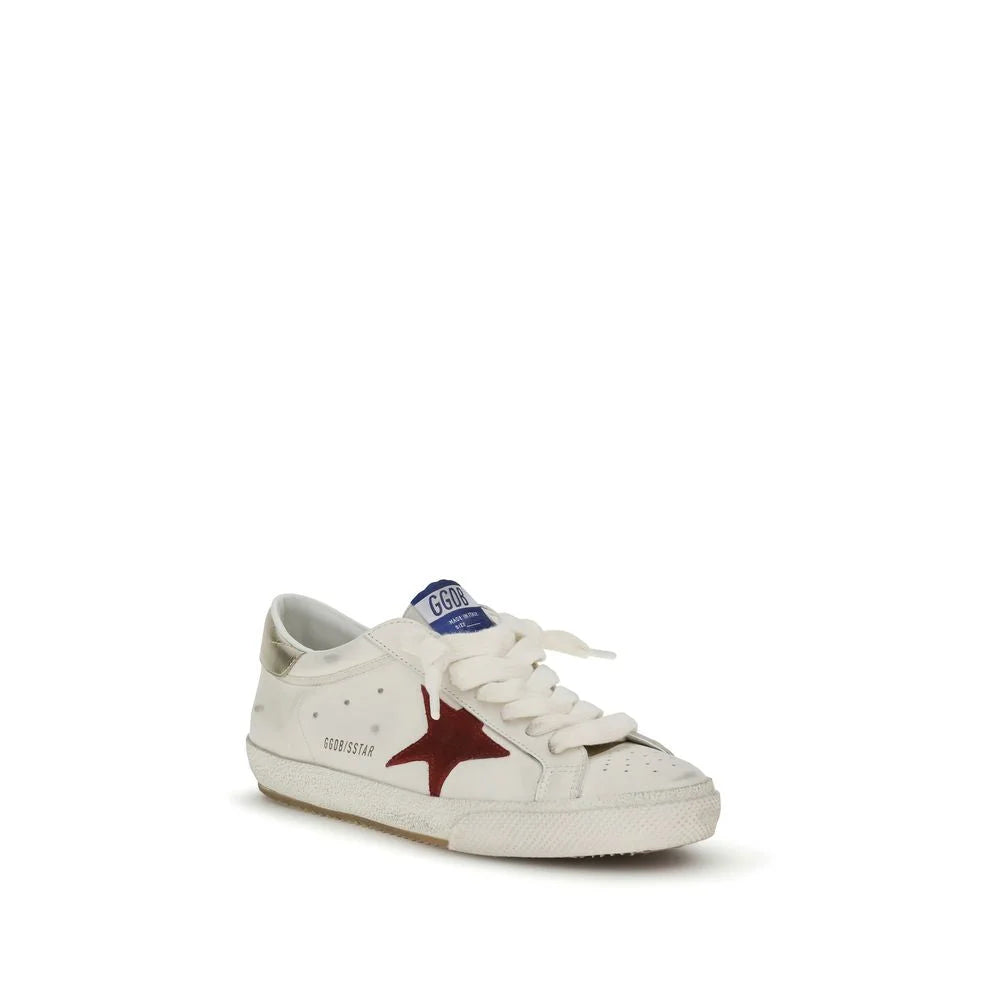 Golden Goose Bílé sneakers Bos Taurus s nízkým profilem z telecí kůže