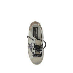 Golden Goose White Calf Leather Bos Taurus Low Top Sneakers