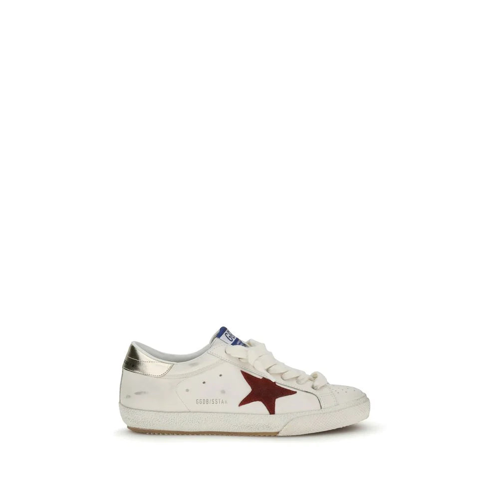 Golden Goose Bílé sneakers Bos Taurus s nízkým profilem z telecí kůže