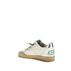 Golden Goose White Calf Leather Bos Taurus Low Top Sneakers