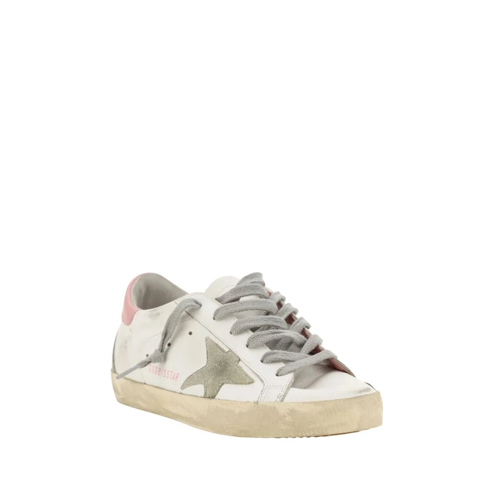 Golden Goose White Calf Leather Bos Taurus Low Top Sneakers - EU39/US9