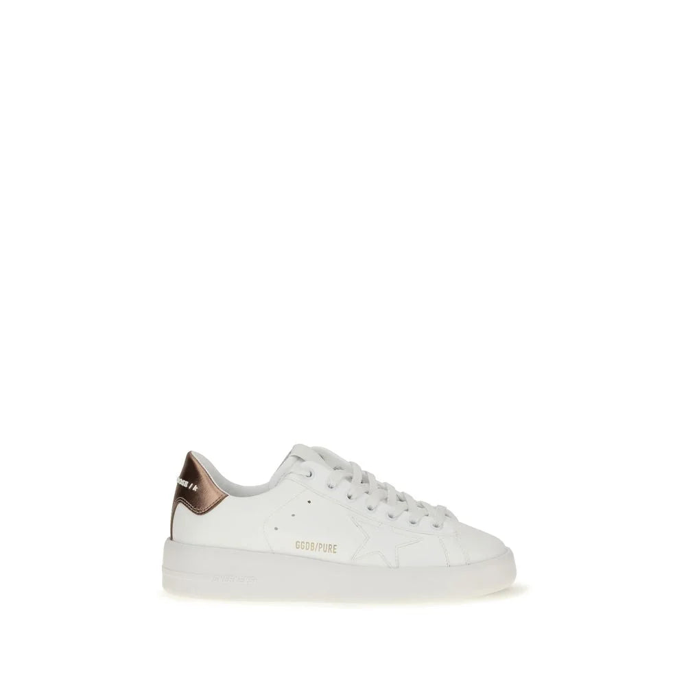 Golden Goose White Calf Leather Bos Taurus Low Top Sneakers - EU40/US10