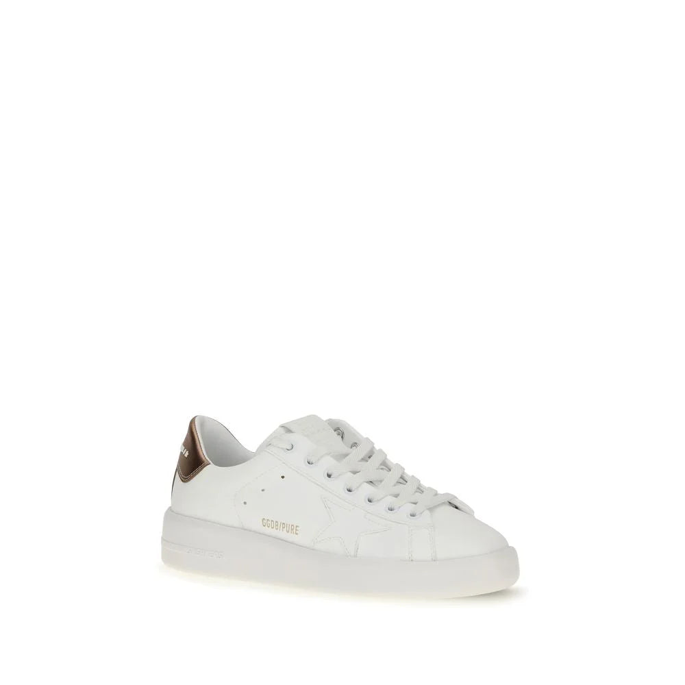 Golden Goose White Calf Leather Bos Taurus Low Top Sneakers - EU40/US10
