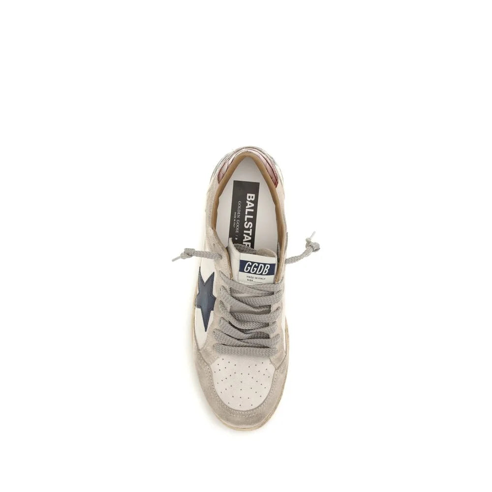 Golden Goose White Calf Leather Bos Taurus Low Top Sneakers - EU40/US7 - Sneakers