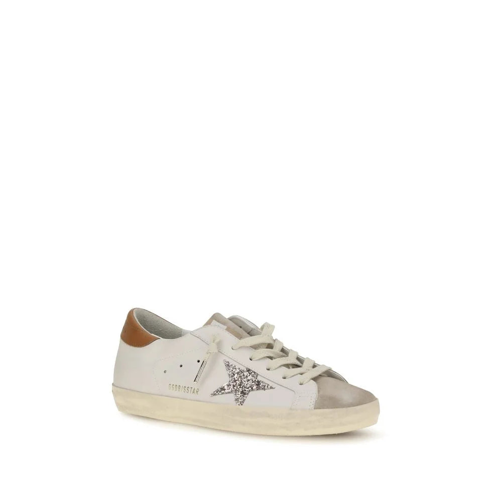 Golden Goose White Calf Leather Bos Taurus Low Top Sneakers - EU41/US11