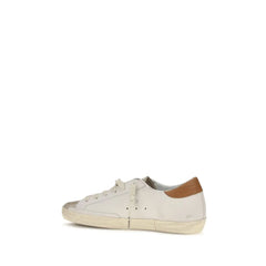 Golden Goose White Calf Leather Bos Taurus Low Top Sneakers - EU41/US11