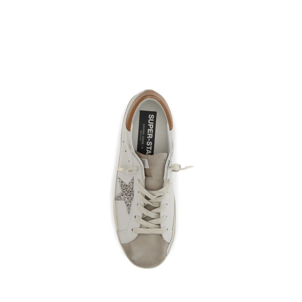 Golden Goose White Calf Leather Bos Taurus Low Top Sneakers - EU41/US11