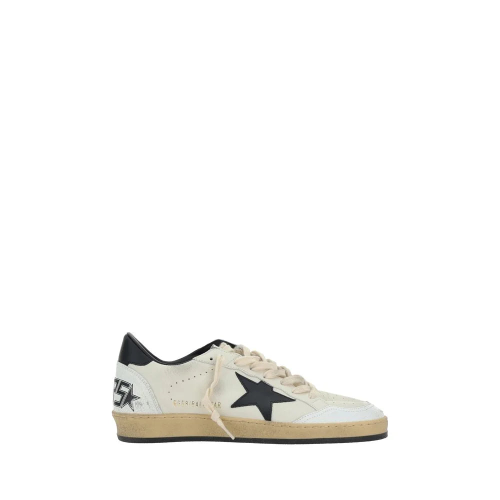 Golden Goose White Calf Leather Bos Taurus Low Top Sneakers - EU43/US10
