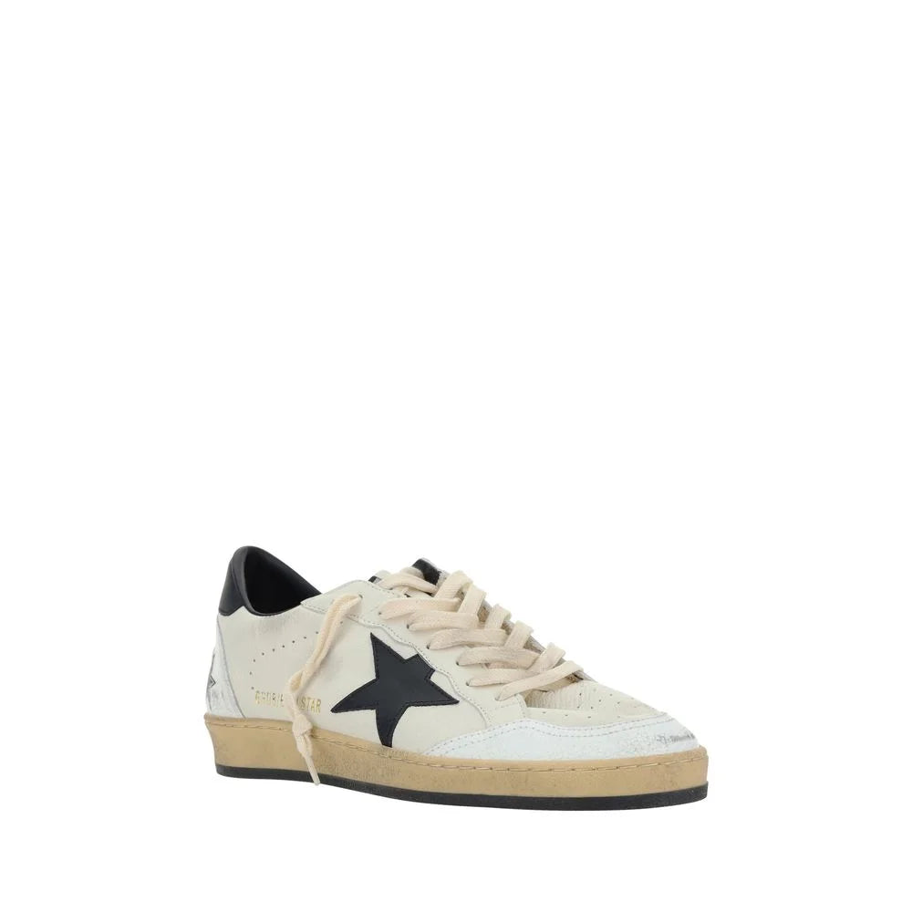 Golden Goose White Calf Leather Bos Taurus Low Top Sneakers - EU43/US10