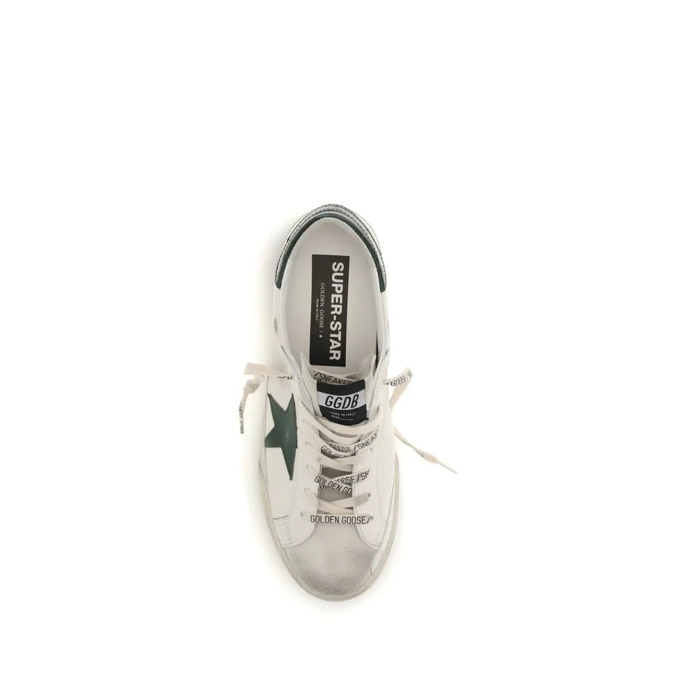 Golden Goose White Calf Leather Bos Taurus Low Top Sneakers - EU45/US12
