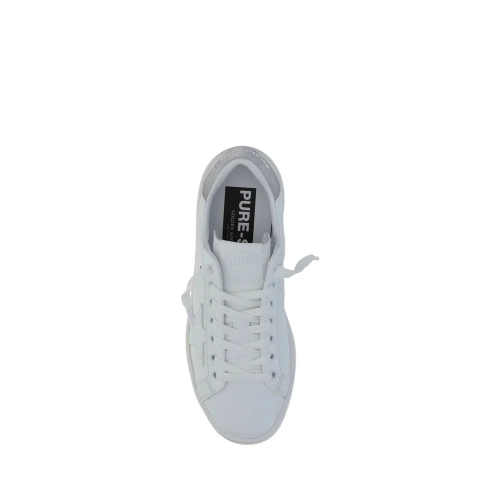 Golden Goose Hvide sneakers i Bos Taurus kalveskind med platform - EU41/US11