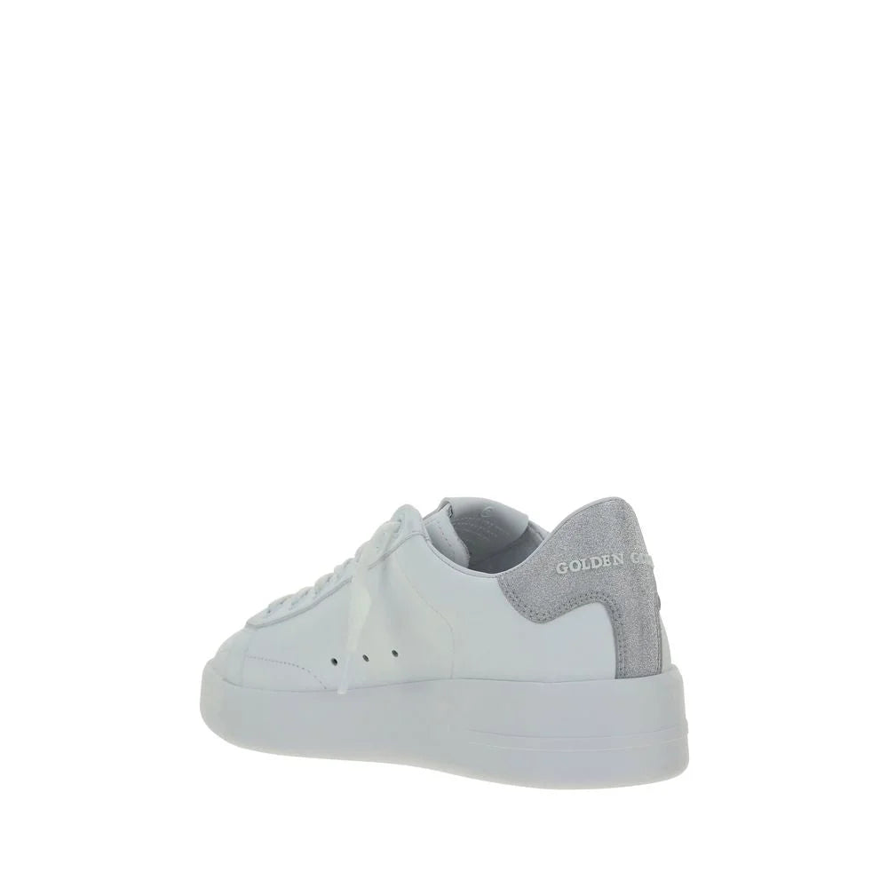 Golden Goose Hvide sneakers i Bos Taurus kalveskind med platform - EU41/US11