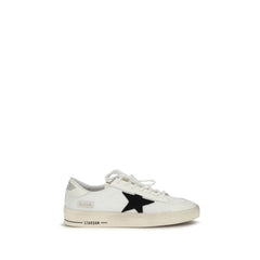 Bílé sneakers Golden Goose z telecí kůže Bos Taurus - EU40/US7