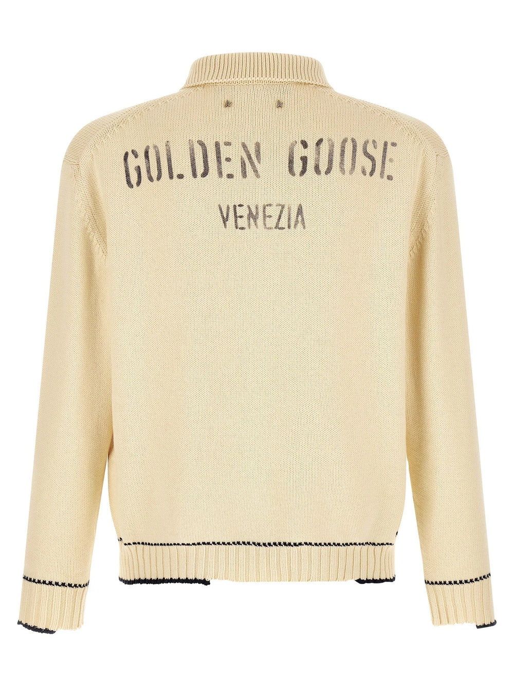 Golden Goose White Cotton Polo Shirt - S