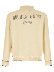 Golden Goose White Cotton Polo Shirt - S