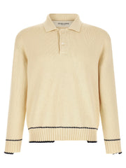 Golden Goose White Cotton Polo Shirt - S