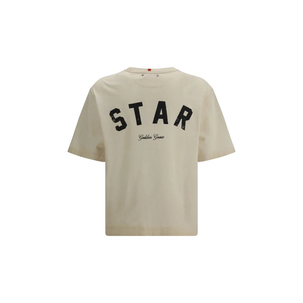 Golden Goose White Cotton T-Shirt