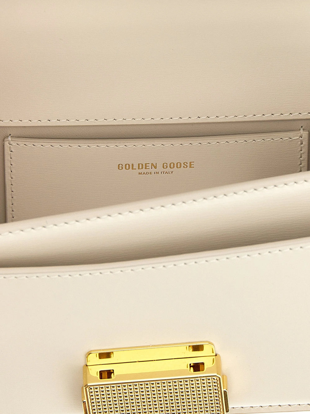 Golden Goose White Cowhide Handbag