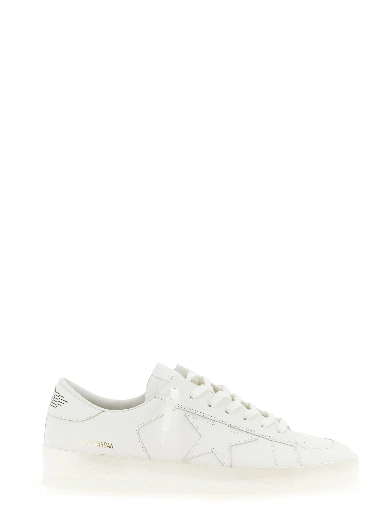 Golden Goose Valkoiset Nahkapohjaiset Tennarit