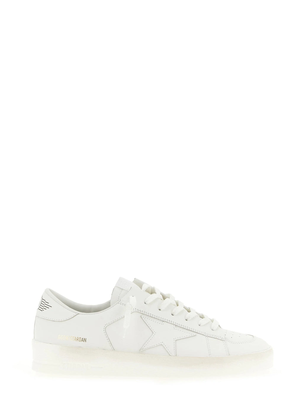 Golden Goose Valkoiset Nahkapohjaiset Tennarit