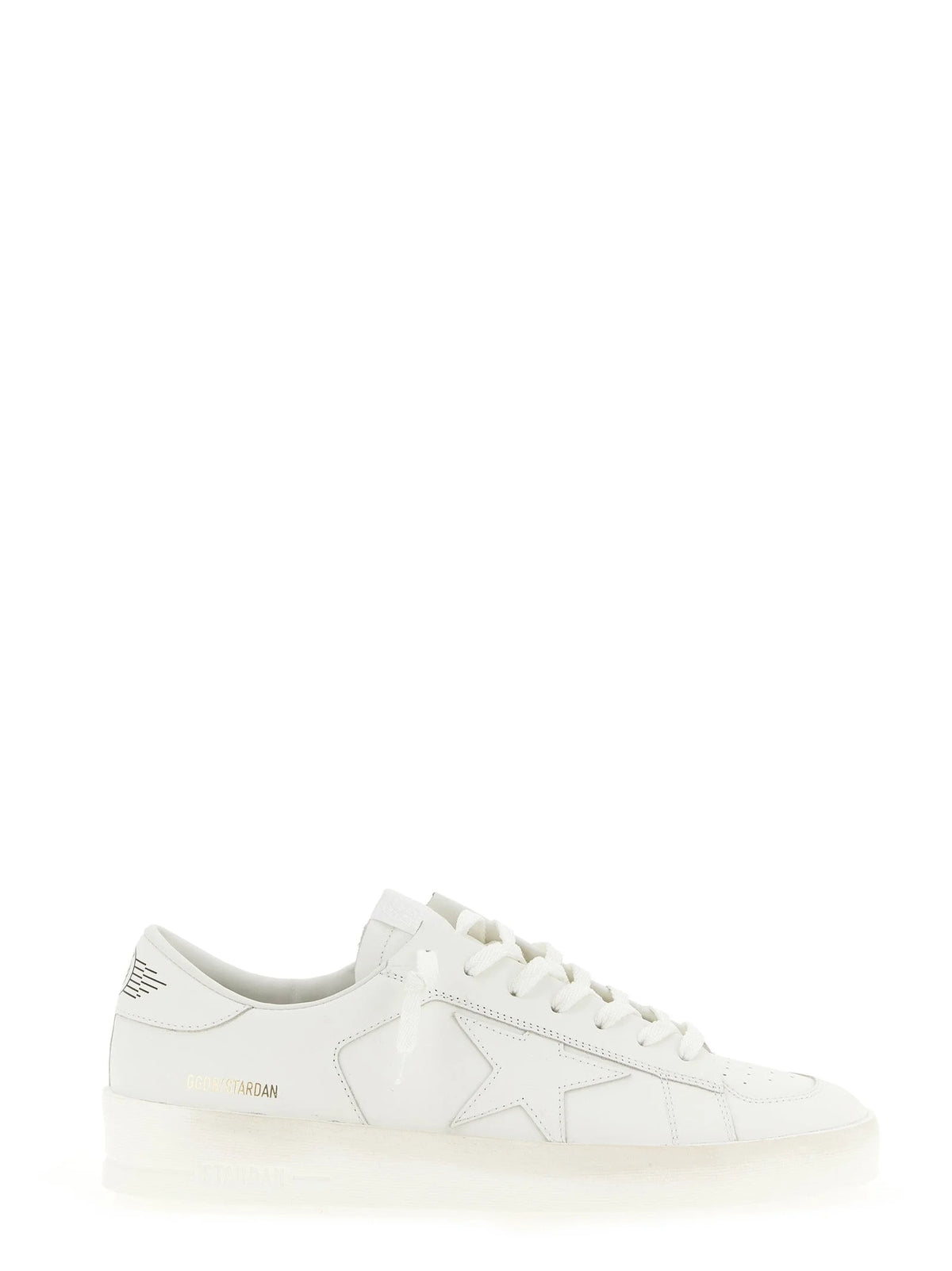 Golden Goose Valkoiset Nahkapohjaiset Tennarit