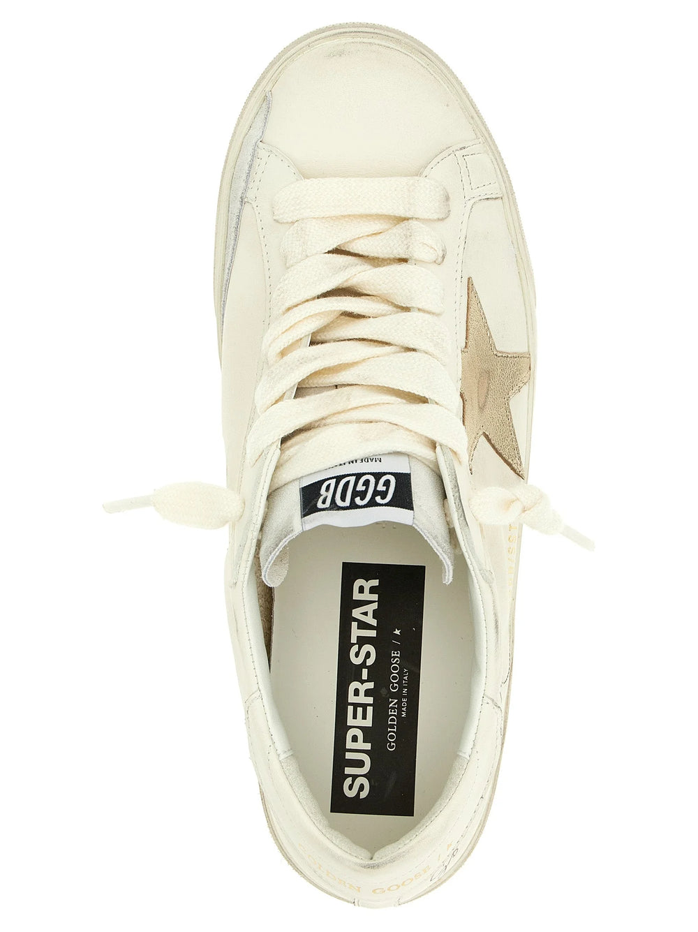Golden Goose White Cowhide Low Top Sneakers - EU46/US13