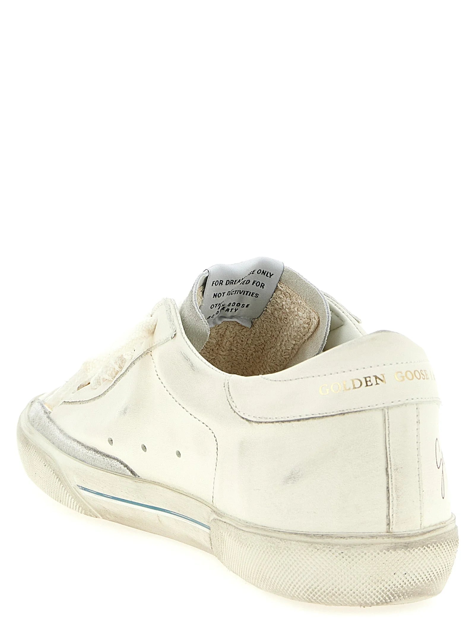 Golden Goose White Cowhide Low Top Sneakers - EU46/US13