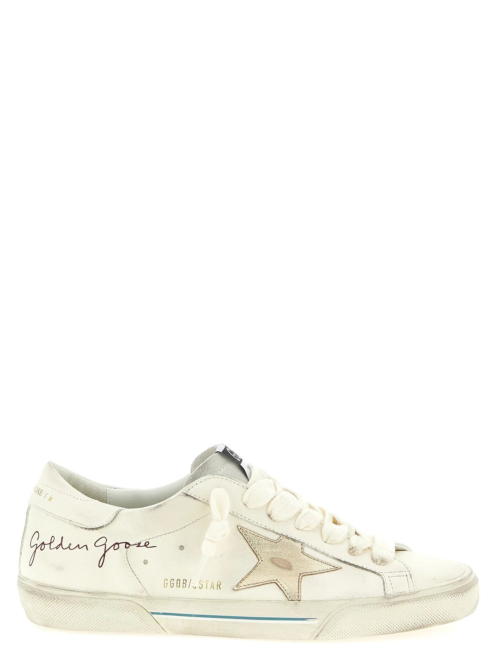 Golden Goose White Cowhide Low Top Sneakers - EU46/US13