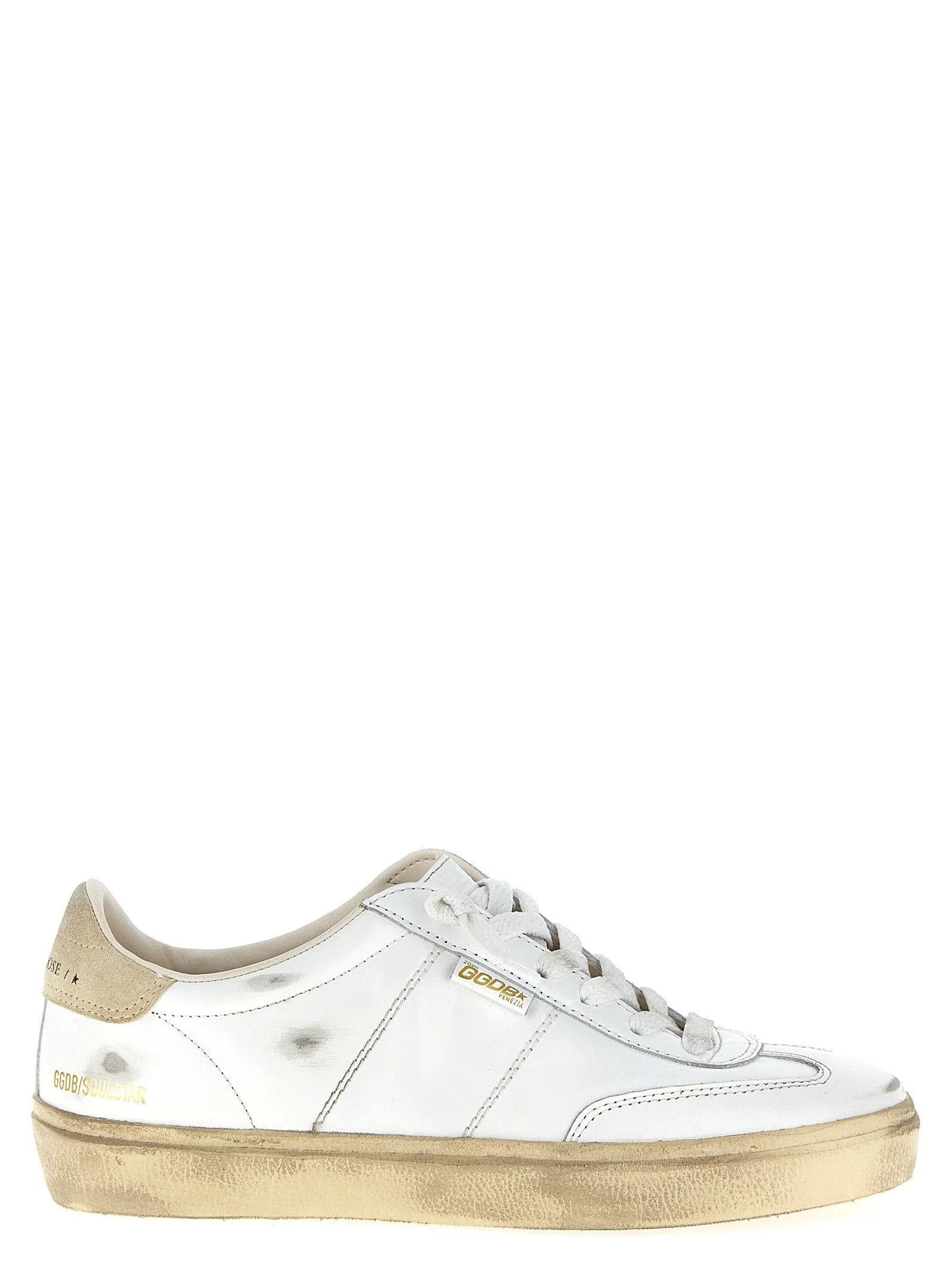 Golden Goose valkoiset vasemmankin mokkakengät