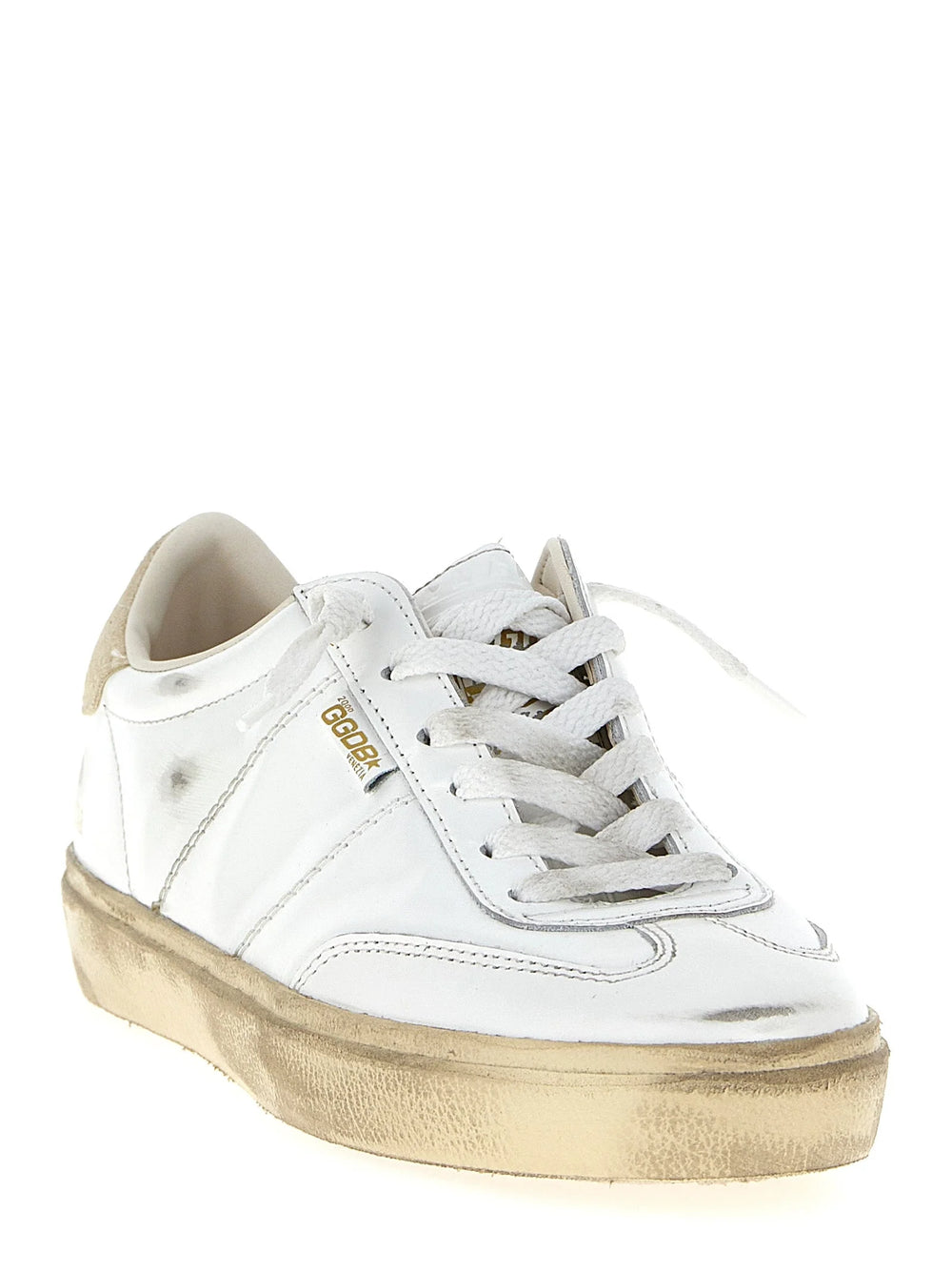 Golden Goose valkoiset vasemmankin mokkakengät