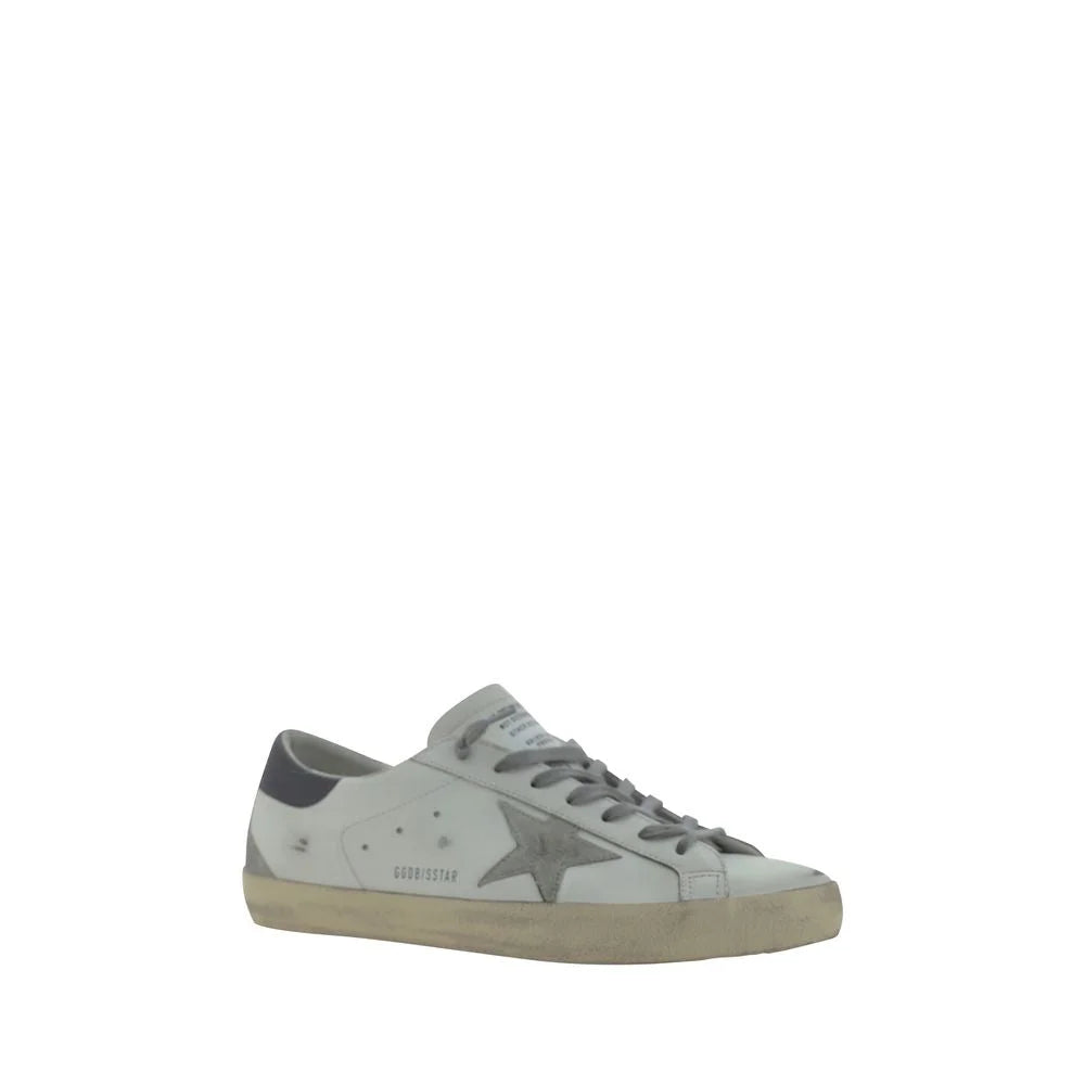 Golden Goose White Goatskin Low Top Sneakers - EU40/US7