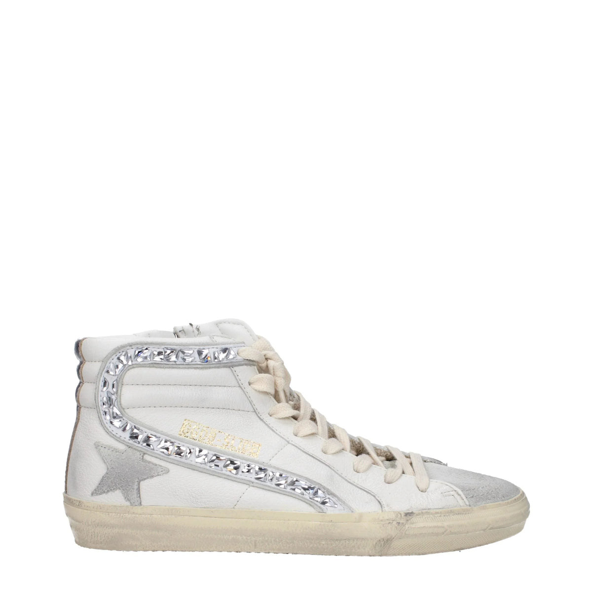 Golden Goose White Leather High Tops - EU40/US10 - Sneakers