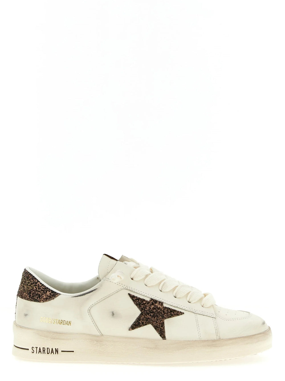 Golden Goose White Leather Low Top Sneakers - EU40/US10