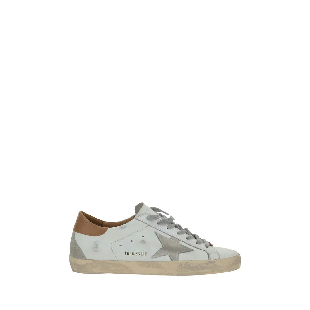 Golden Goose White Leather Superstar Sneakers - EU44/US11
