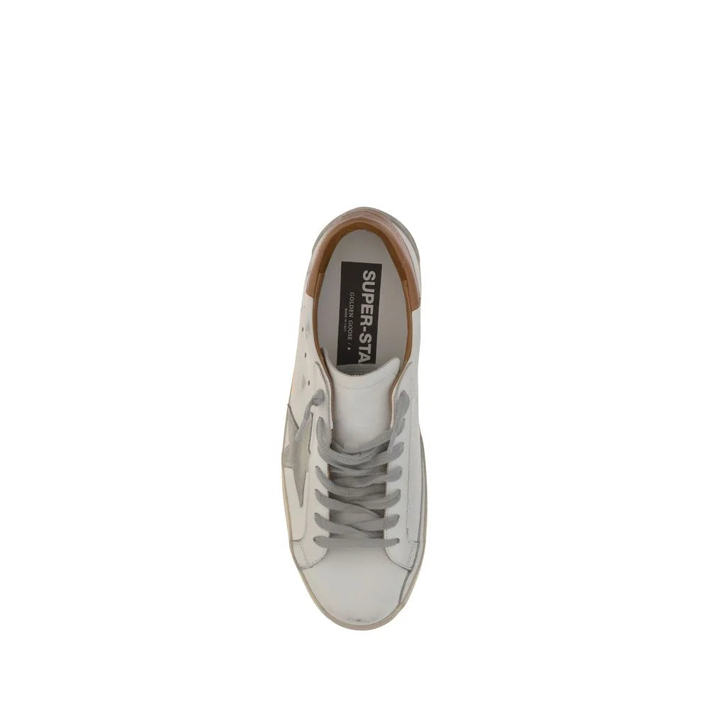 Golden Goose White Leather Superstar Sneakers - EU44/US11