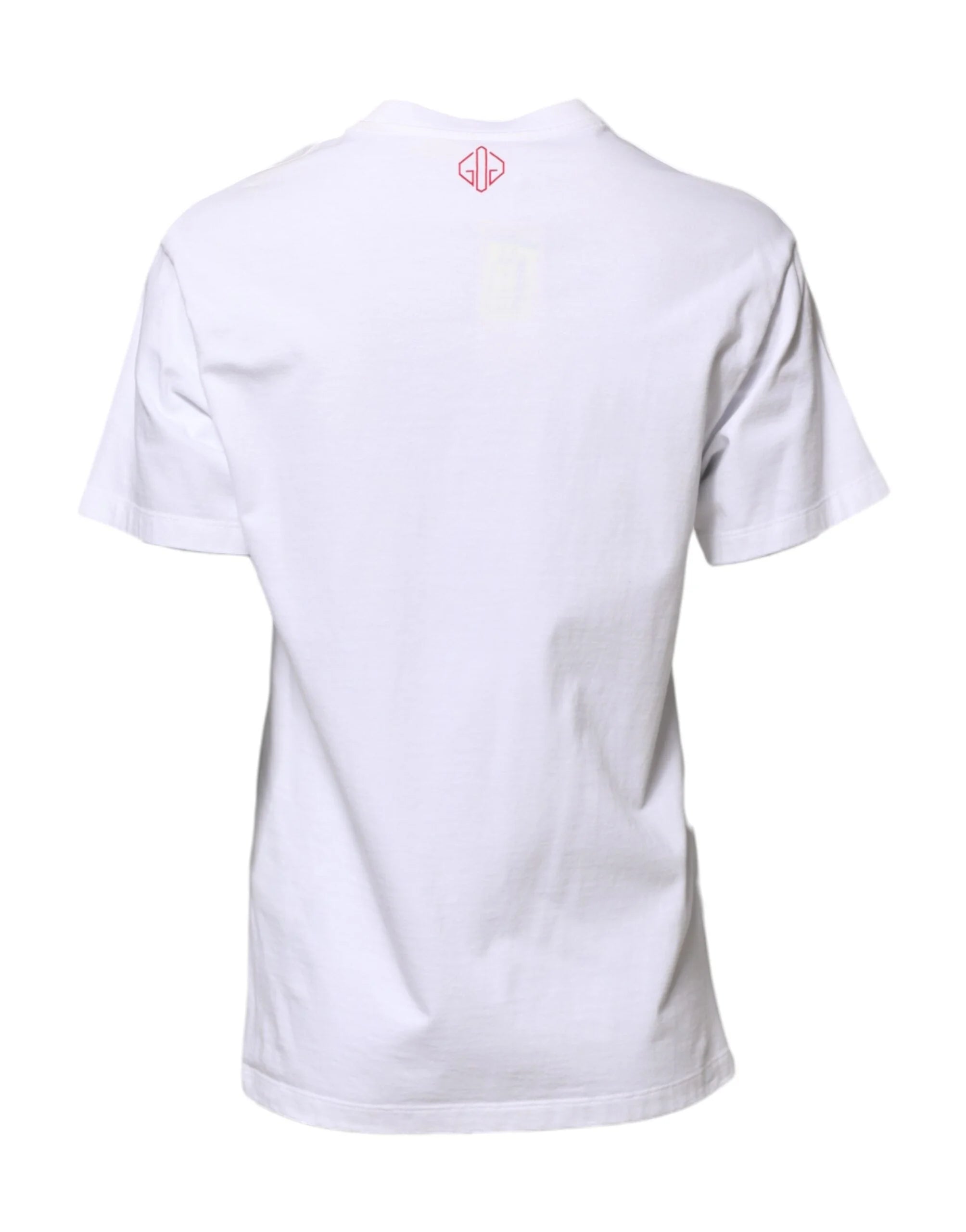 Golden Goose White Printed Round Neck T-shirt - IT38 | XS - T-Shirts