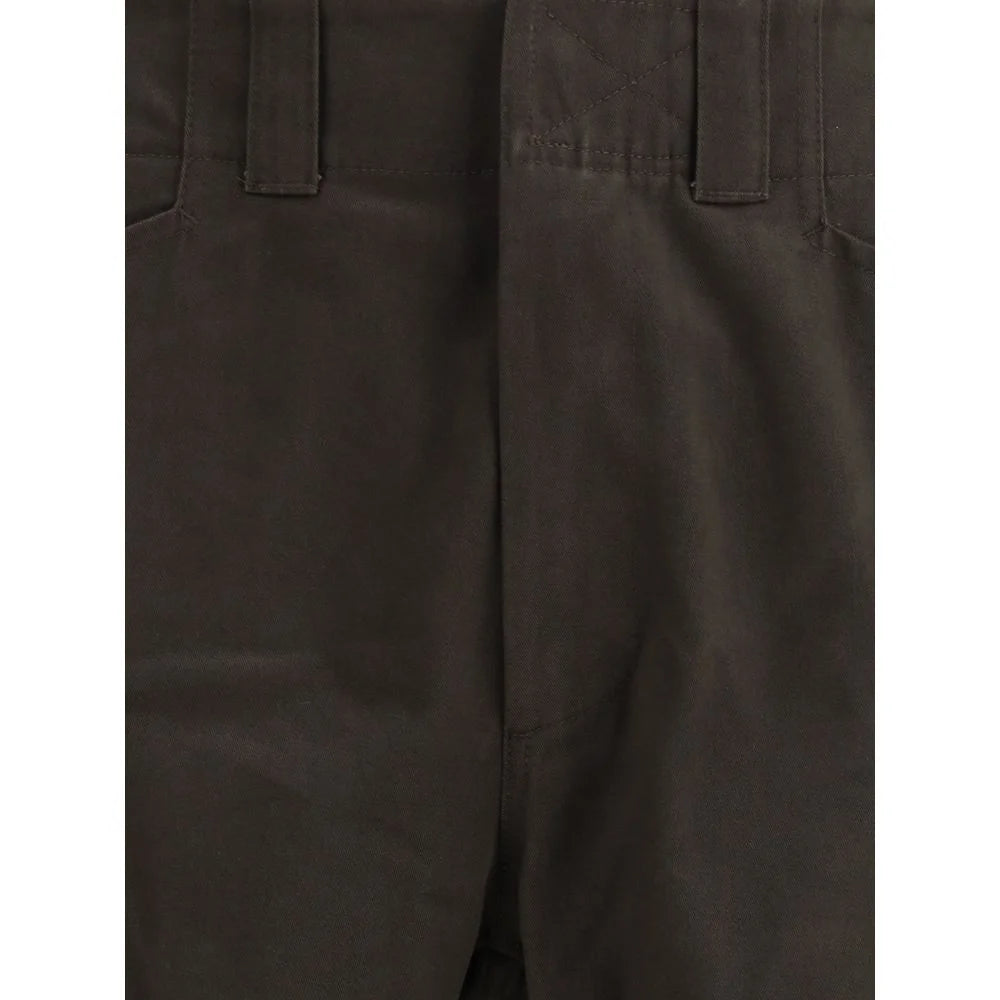 GR10K Brown Cotton Cargo Pants
