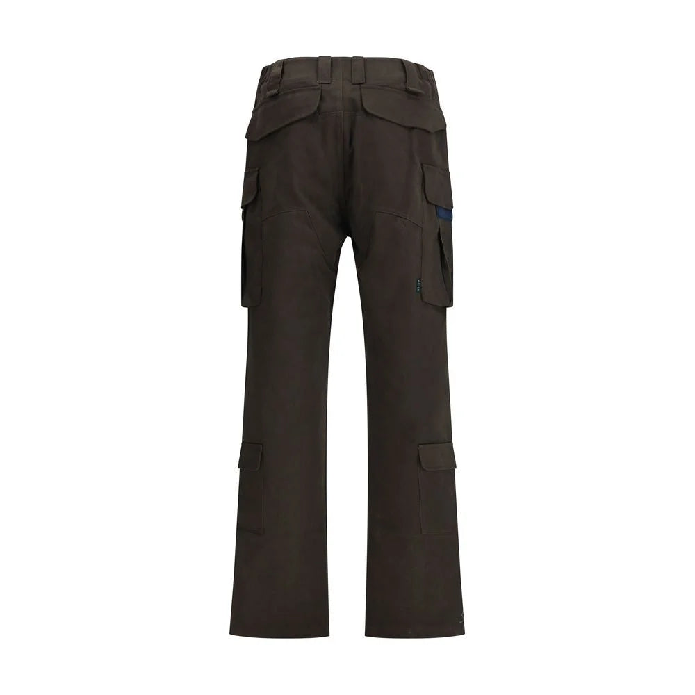 GR10K Brown Cotton Cargo Pants