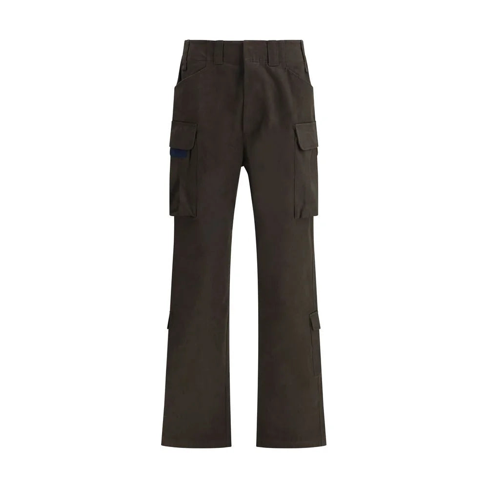GR10K Brown Cotton Cargo Pants