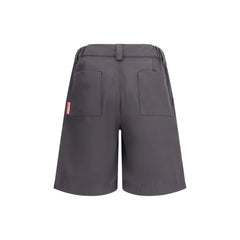 GR10K Gray Cotton Bermuda Shorts