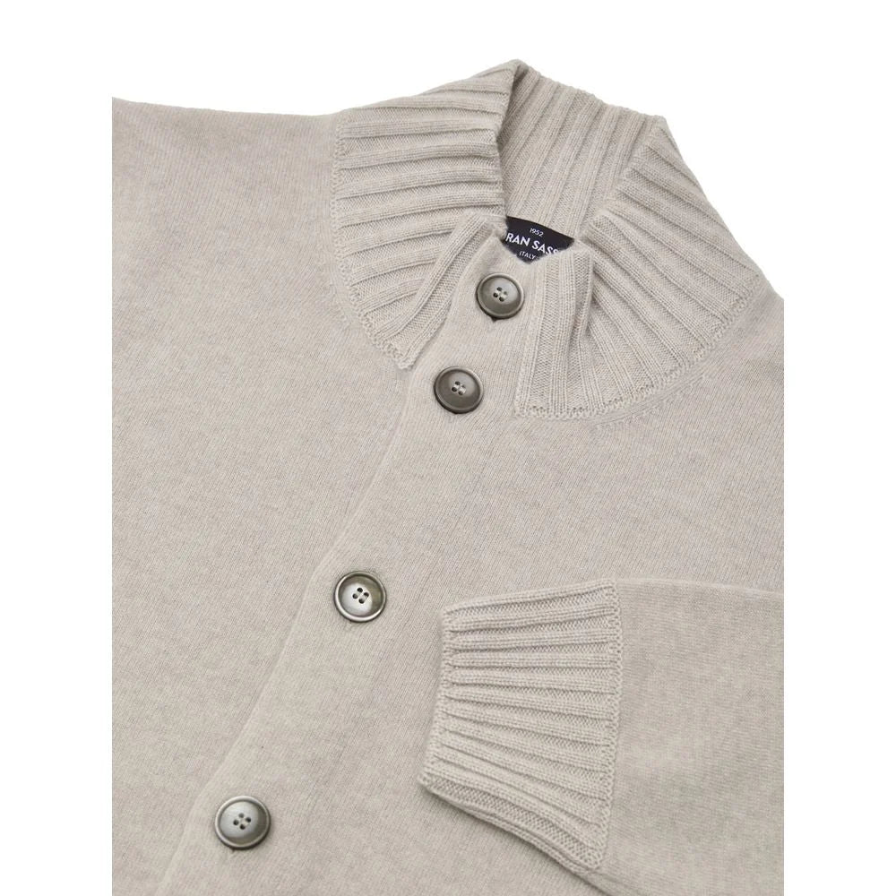 Gran Sasso Beige Cashmere Cardigan - IT50 | L - Cardigans