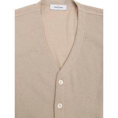 Gran Sasso Beige Cotton Sleveless Jacket - IT50 | L - Vests